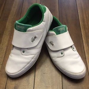 Lacoste white shoes 10.5